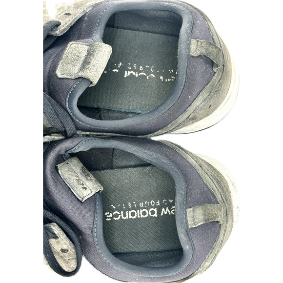 Size 13 New Balance 247 Rev Lite Mens Green Suede Mesh Running Shoes - Picture 3 of 9